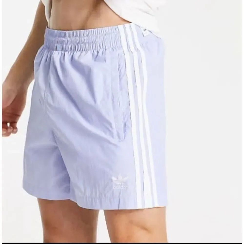 Adidas Originals Sprinter Shorts Violet Trefoil Stripe Men's Size XL NWT